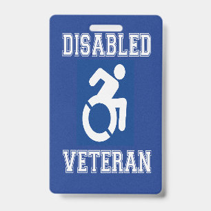 Disabled Veteran ID Badge