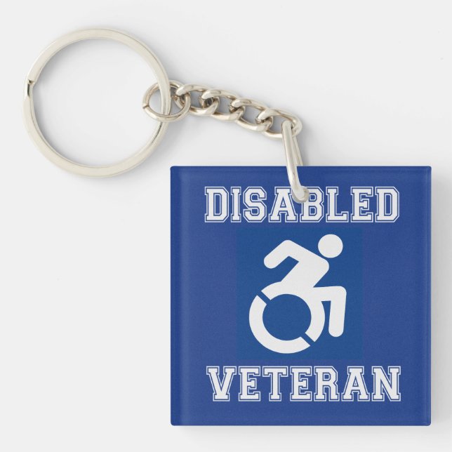 Disabled Veteran Key Ring (Front)
