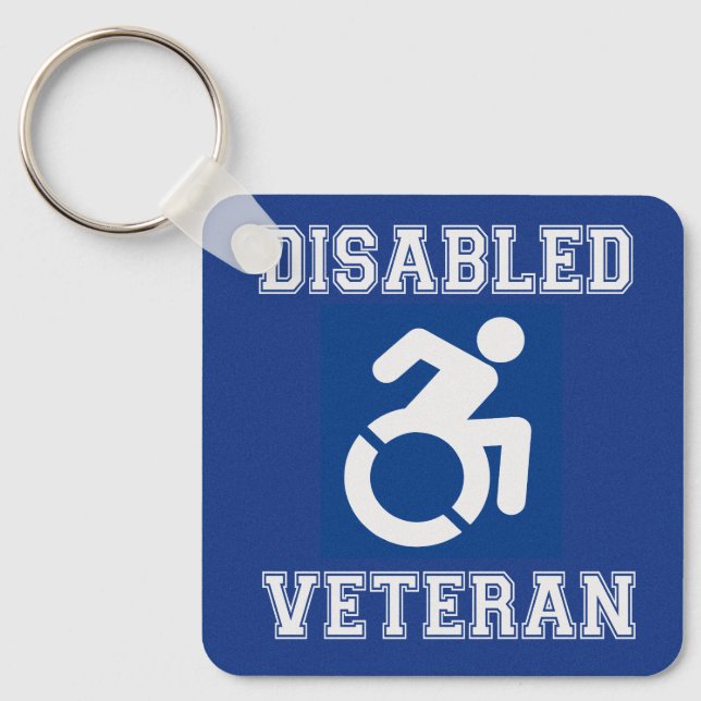 Disabled Veteran Key Ring (Front)