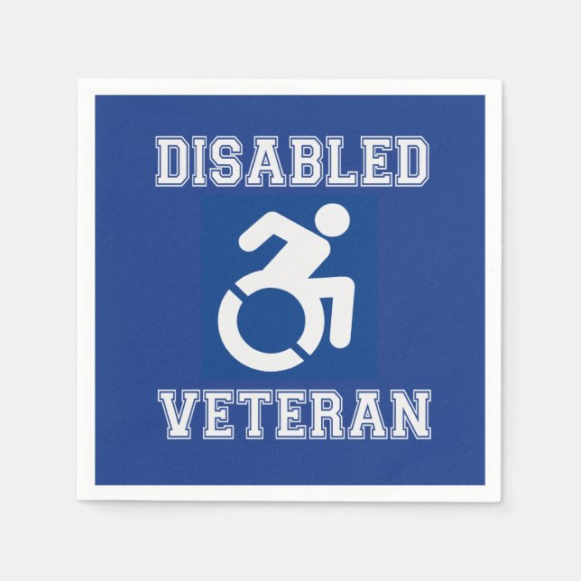 Disabled Veteran Napkin (Front)