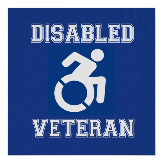 Disabled Veteran Poster (Front)