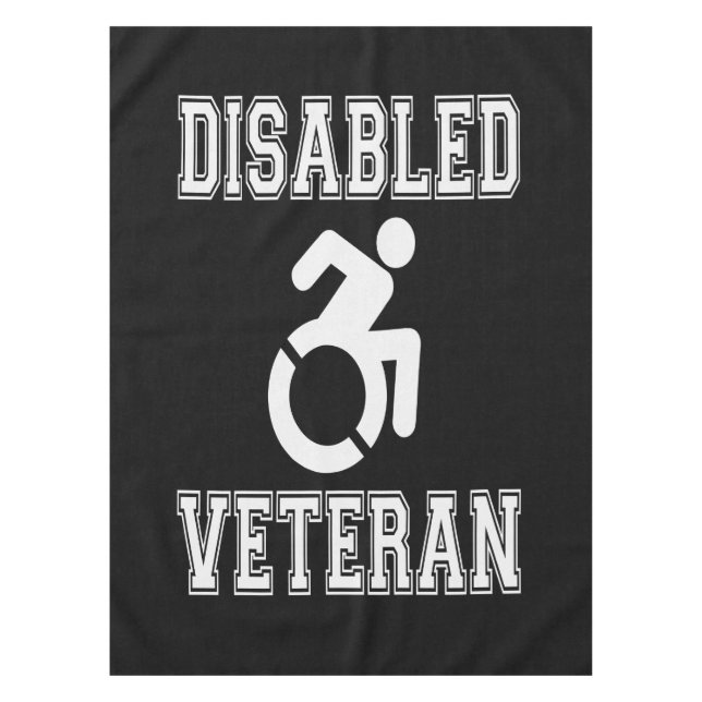 Disabled Veteran Tablecloth (Front)