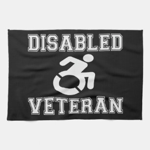 Disabled Veteran Tea Towel