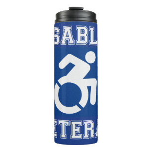 Disabled Veteran Thermal Tumbler
