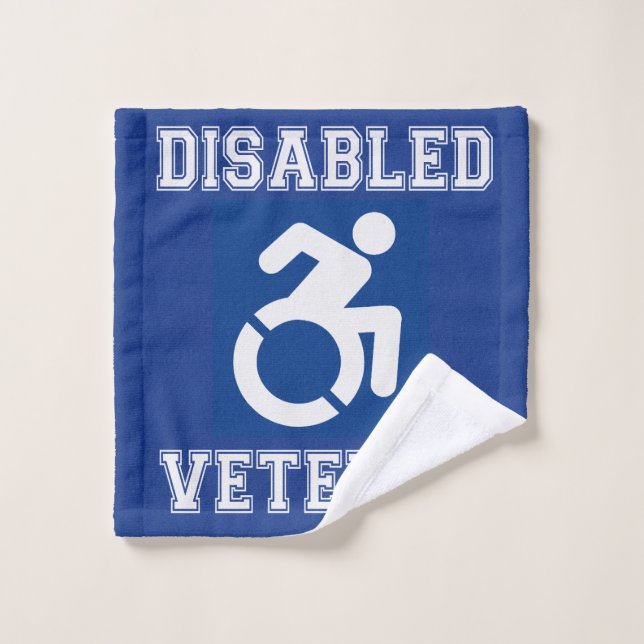 Disabled Veteran Wash Cloth (Wash Cloth)