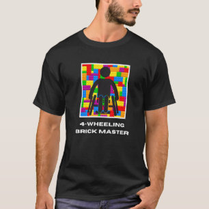 Disabled Wheelchair Master Builder Block Toy Handi T-Shirt