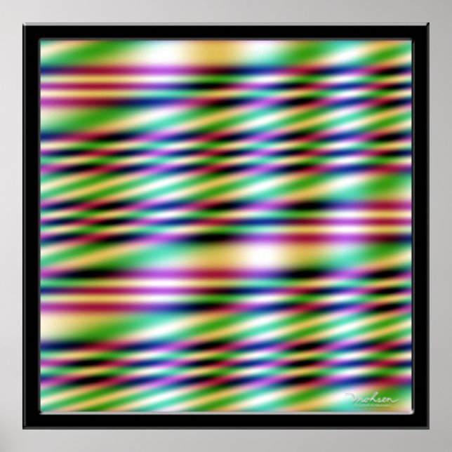 Disappearing Light Blue Colour Poster (Front)