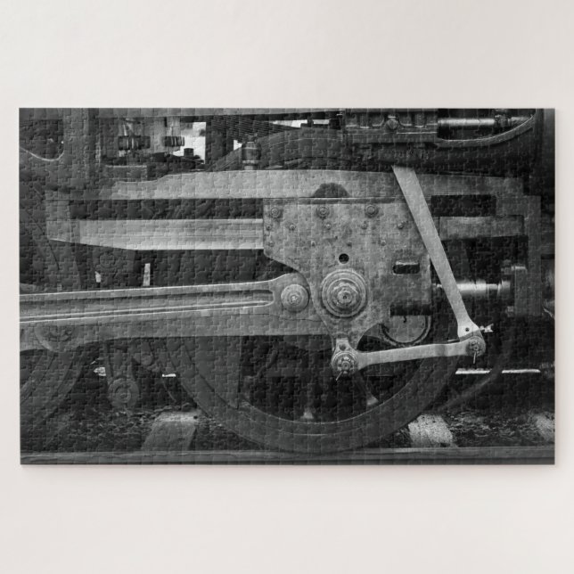 Disappearing railroad blues jigsaw puzzle (Horizontal)