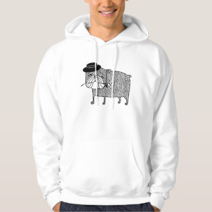 Disappointed Bulldog: Sad Romance Hoodie