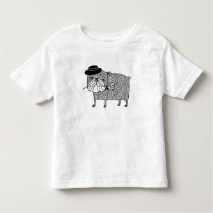 Disappointed Bulldog: Sad Romance Toddler T-Shirt
