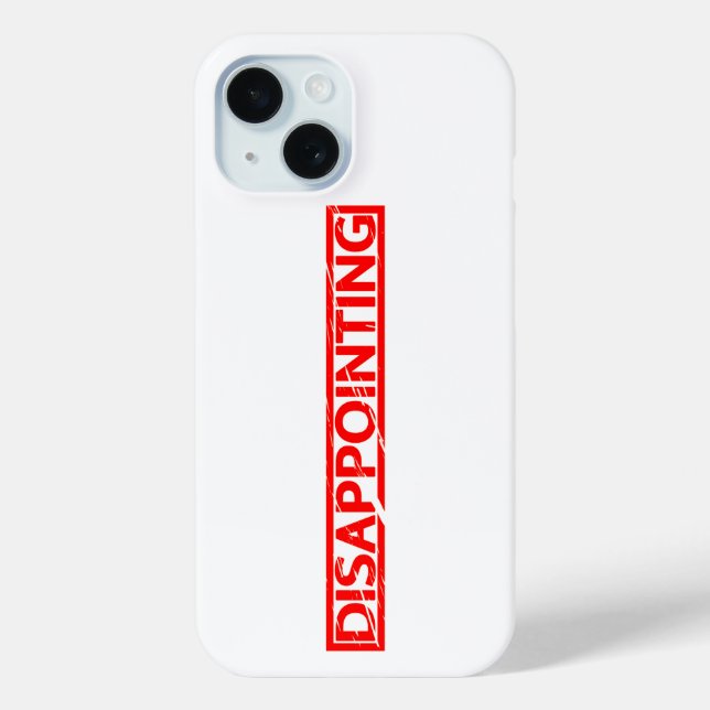 Disappointing Stamp Case-Mate iPhone Case (Back)