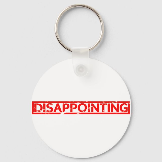 Disappointing Stamp Key Ring (Front)