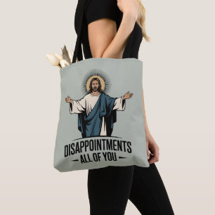 Disappointments All Of You Jesus Meme Tote Bag