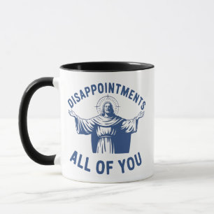 Disappointments All of You Retro Jesus Meme Christ Mug