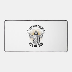 Disappointments All Of You Vintage Religious Shirt Desk Mat