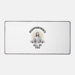 Disappointments All Of You Vintage Religious Shirt Desk Mat