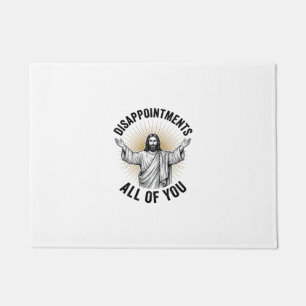 Disappointments All Of You Vintage Religious Shirt Doormat