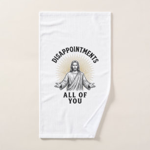 Disappointments All Of You Vintage Religious Shirt Hand Towel