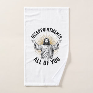 Disappointments All Of You Vintage Religious Shirt Hand Towel