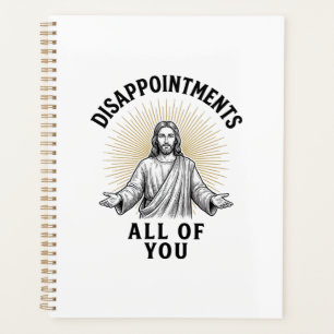 Disappointments All Of You Vintage Religious Shirt Planner