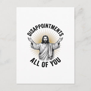 Disappointments All Of You Vintage Religious Shirt Postcard