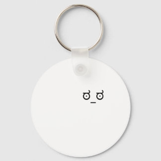 disapproval look key ring