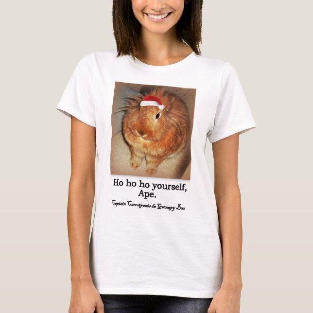Disapproving Bunny Rabbit T Shirt (Front)