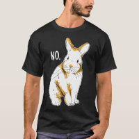 Disapproving Rabbit Funny Animals Shirt Rabbi