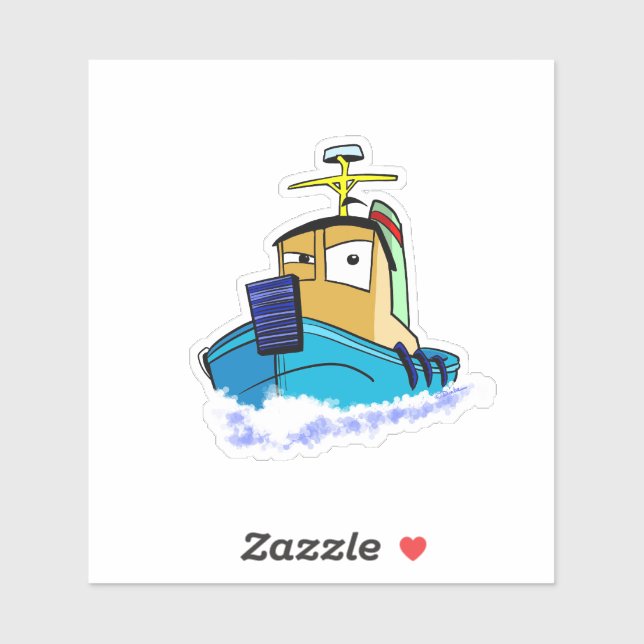 Disapproving tugboat (Sheet)