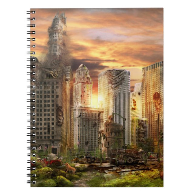 Disaster - Chicago, IL - Gotta walk the dog Notebook (Front)