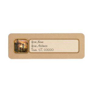 Disaster - Chicago, IL - Gotta walk the dog Return Address Label
