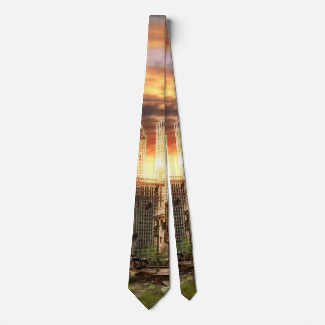 Disaster - Chicago, IL - Gotta walk the dog Tie (Front)