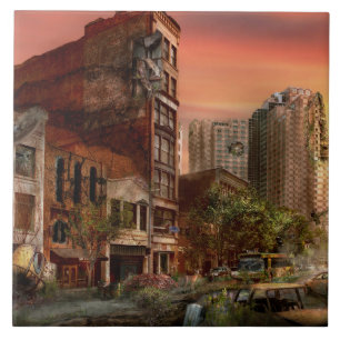 Disaster - Pittsburgh, PA - The Y2K Bug Ceramic Tile