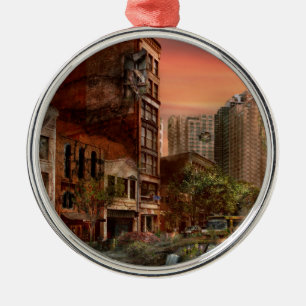 Disaster - Pittsburgh, PA - The Y2K Bug Metal Ornament