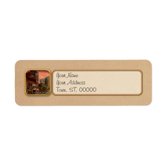 Disaster - Pittsburgh, PA - The Y2K Bug Return Address Label (Front)