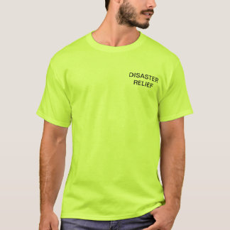 Disaster Relief Team Shirt - Safety Green - Custom