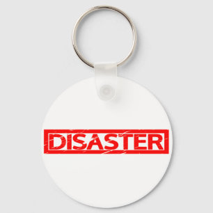 Disaster Stamp Key Ring