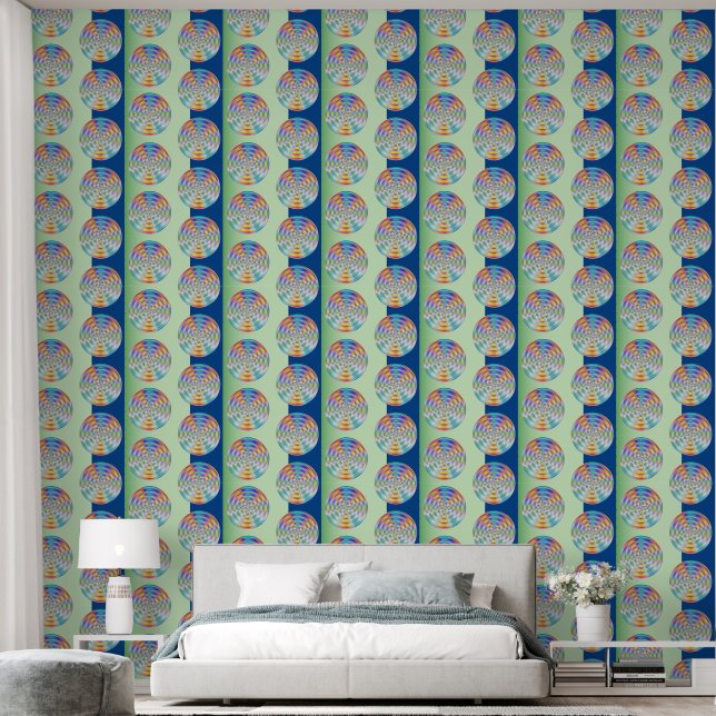 Disc Abstract Wallpaper (Bedroom)