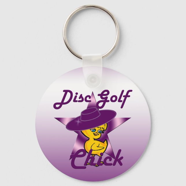 Disc Golf #9 Key Ring (Front)