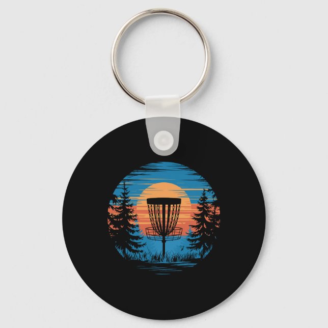 Disc Golf _9  Key Ring (Front)