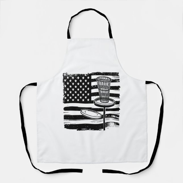 Disc Golf American Flag Apron (Front)