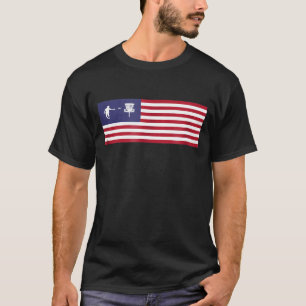Disc Golf American Flag T-Shirt