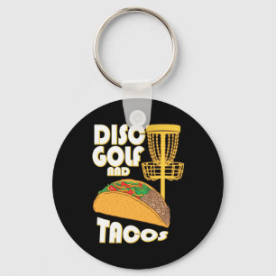 Disc Golf And Tacos Key Ring