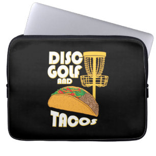 Disc Golf And Tacos Laptop Sleeve