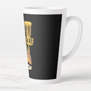 Disc Golf And Tacos Latte Mug
