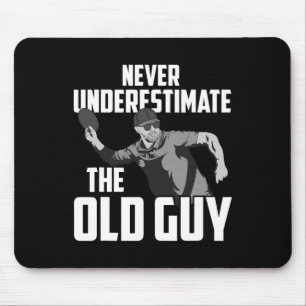 Disc Golf Art For Men Dad Disc Golf Lover Disc Gol Mouse Pad