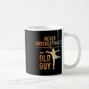 Disc Golf Art For Men Grandpa Disc Golfer Disc Gol Coffee Mug