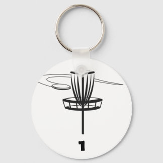 disc golf bag tag key ring