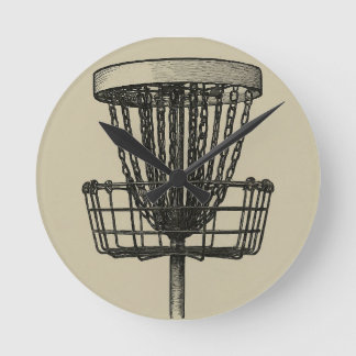 disc golf basket clock