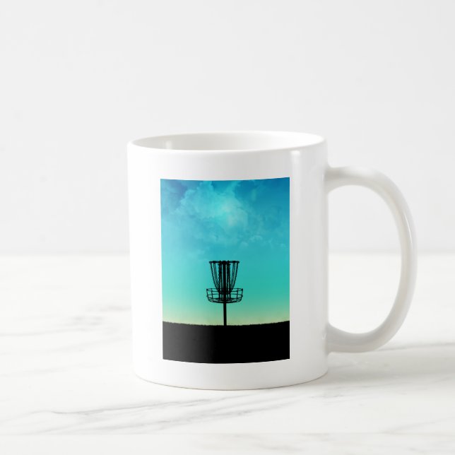 Disc Golf Basket Coffee Mug (Right)